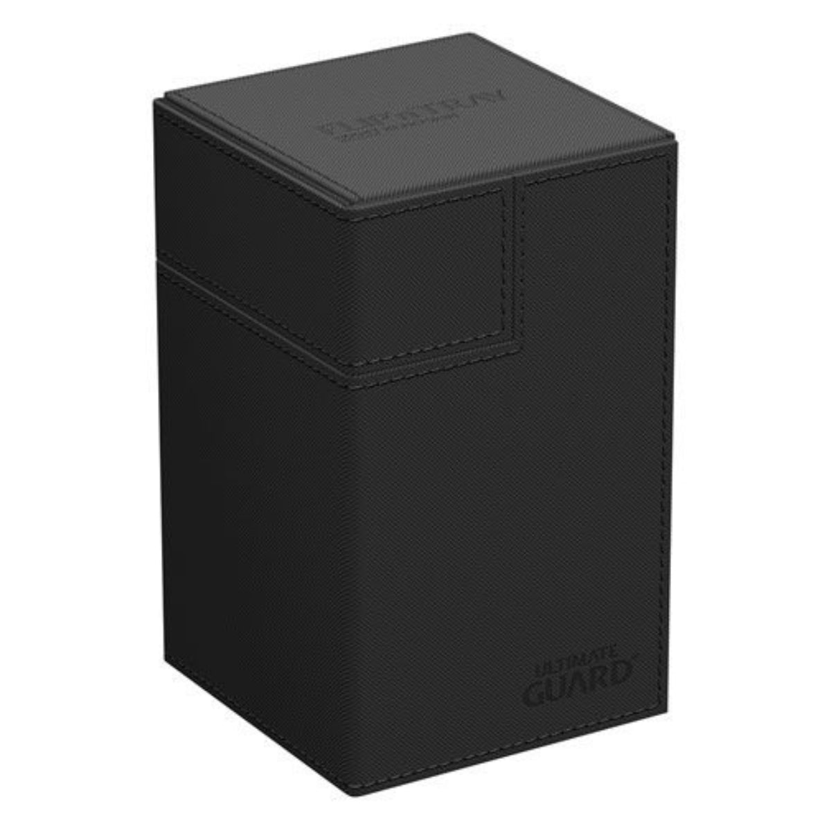 Ultimate Guard Flip n Tray 100+ XenoSkin Monocolor Black Deck Box
