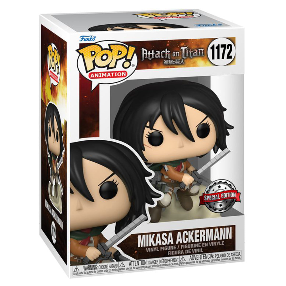 Attack on Titan - Mikasa Ackerman US Exclusive Pop! Vinyl