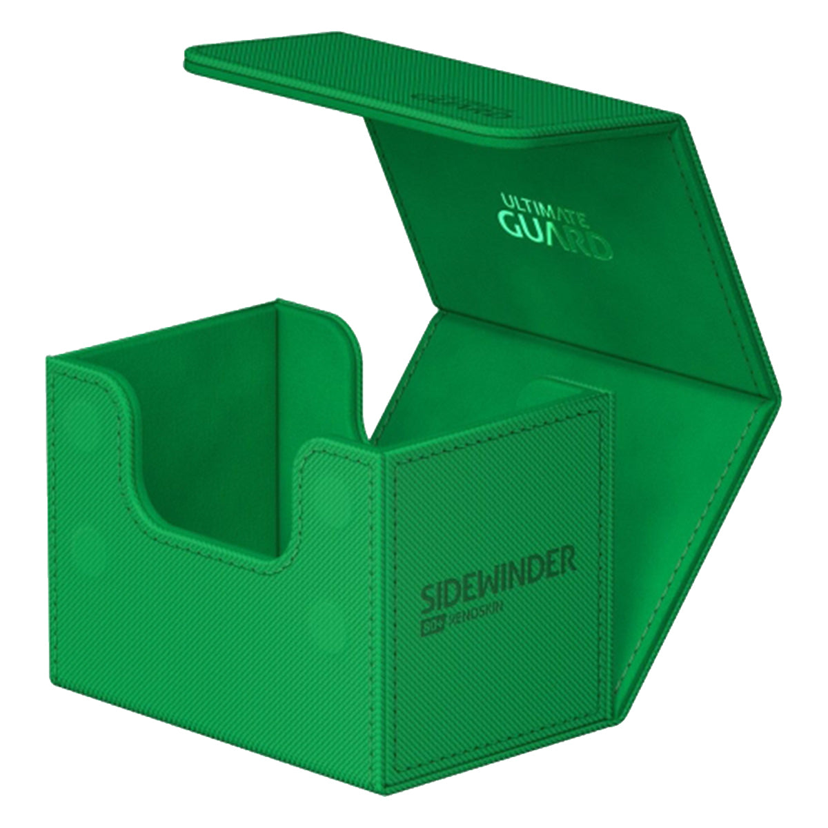 Ultimate Guard Sidewinder 80+ Xenoskin Monocolor Green Deck Box