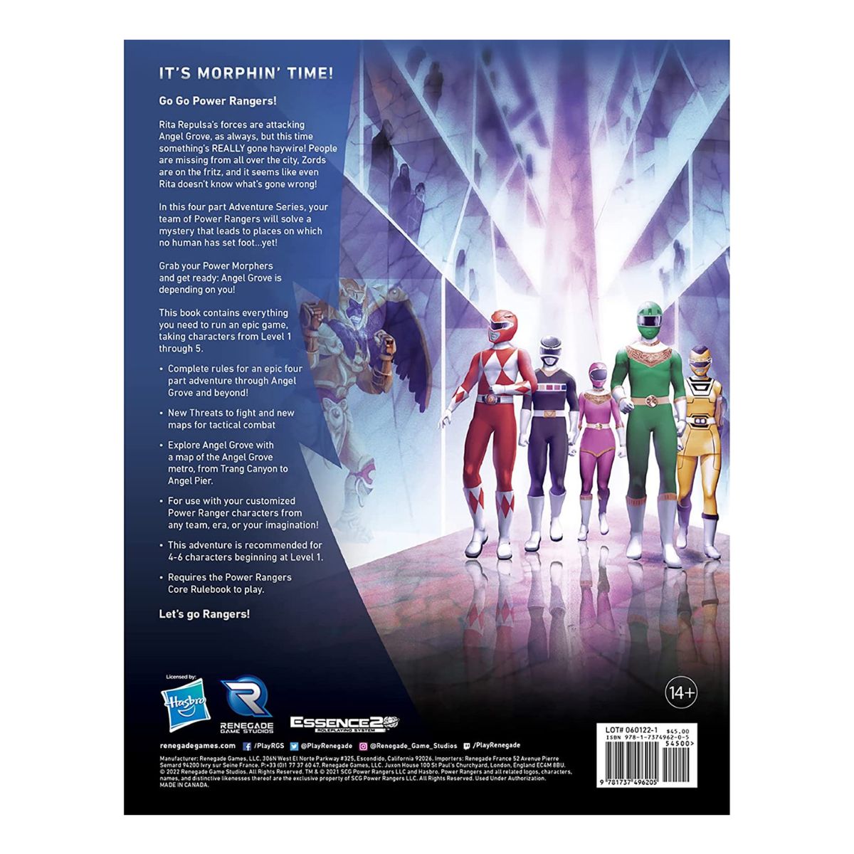 Power Rangers RPG Adventures in Angel Grove