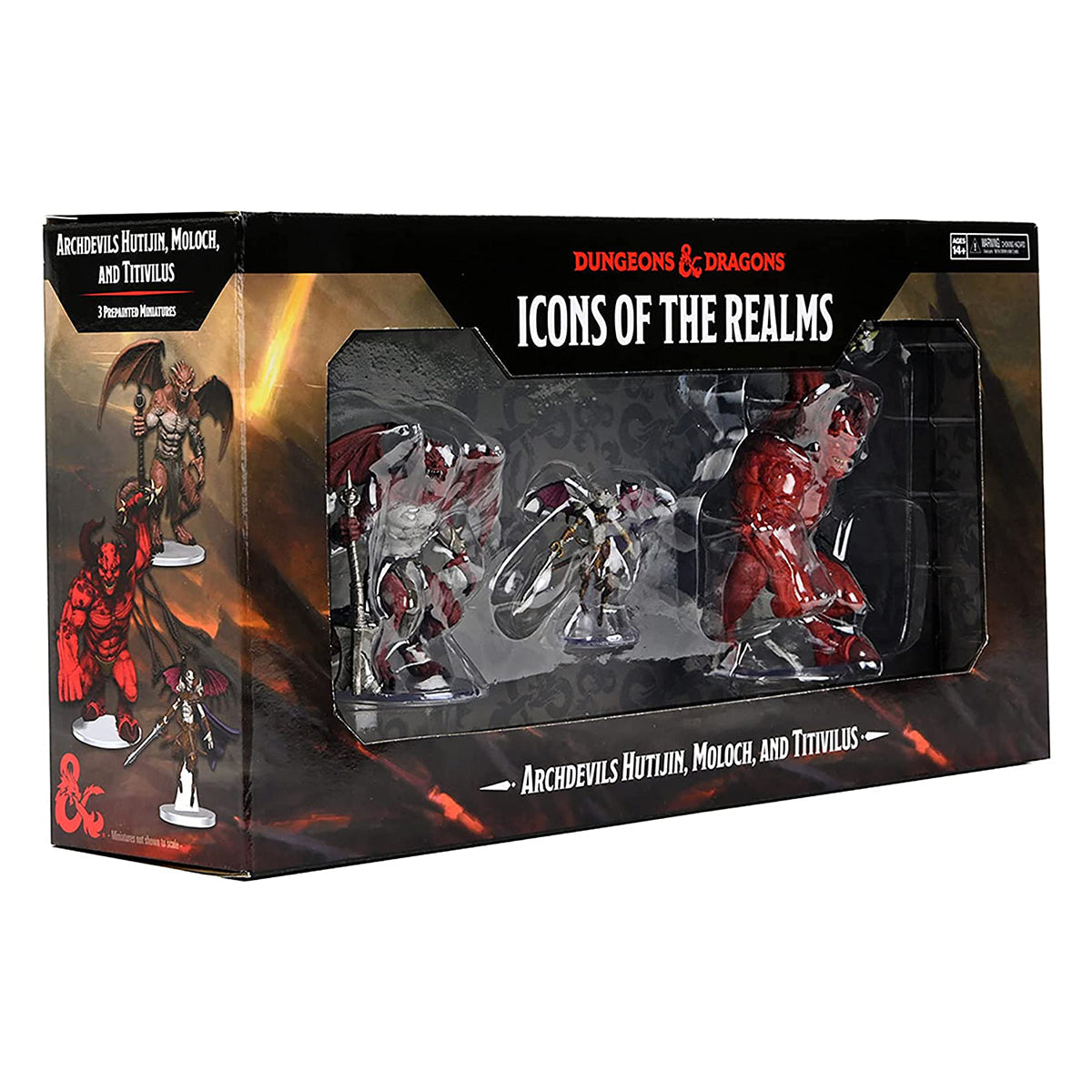 D&D Icons of the Realms Archdevils Hutijin, Moloch, Titivilus