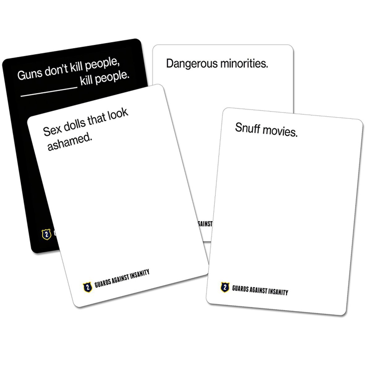 Guards Against Insanity Asylum Pack w/ 1-4 Edition Cards Against Humanity