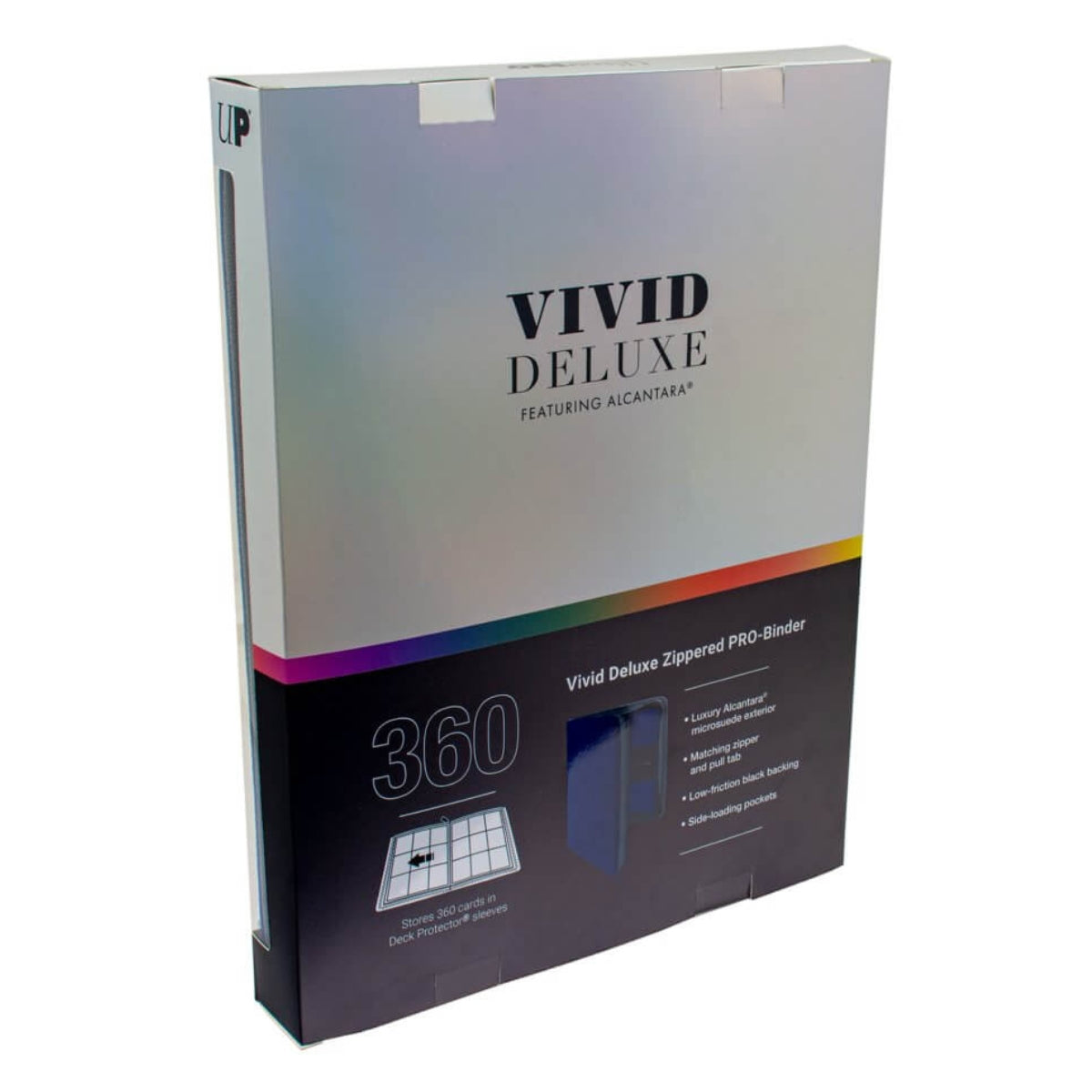 ULTRA PRO BINDER - Vivid Deluxe 9-Pocket Zippered PRO-Binder DELUXE Blue
