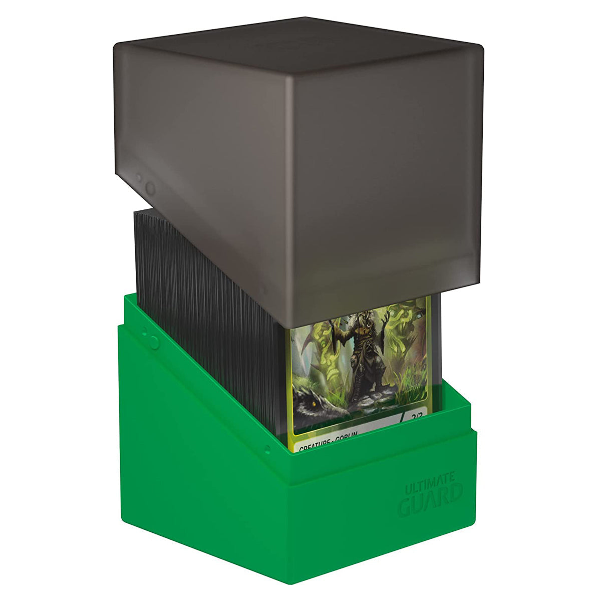 Ultimate Guard Synergy Boulder 100+ Black/Green Deck Box