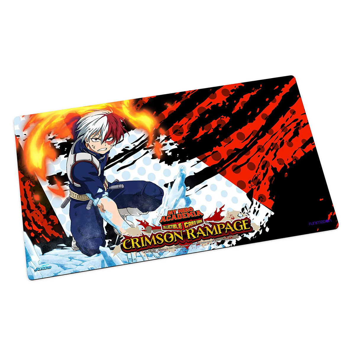 Shoto Todoroki Playmat Series 2 Crimson Rampage My Hero Academia CCG