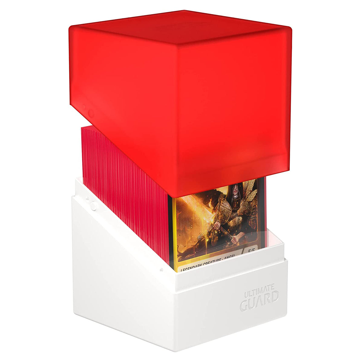Ultimate Guard Synergy Boulder 100+ Red/White Deck Box