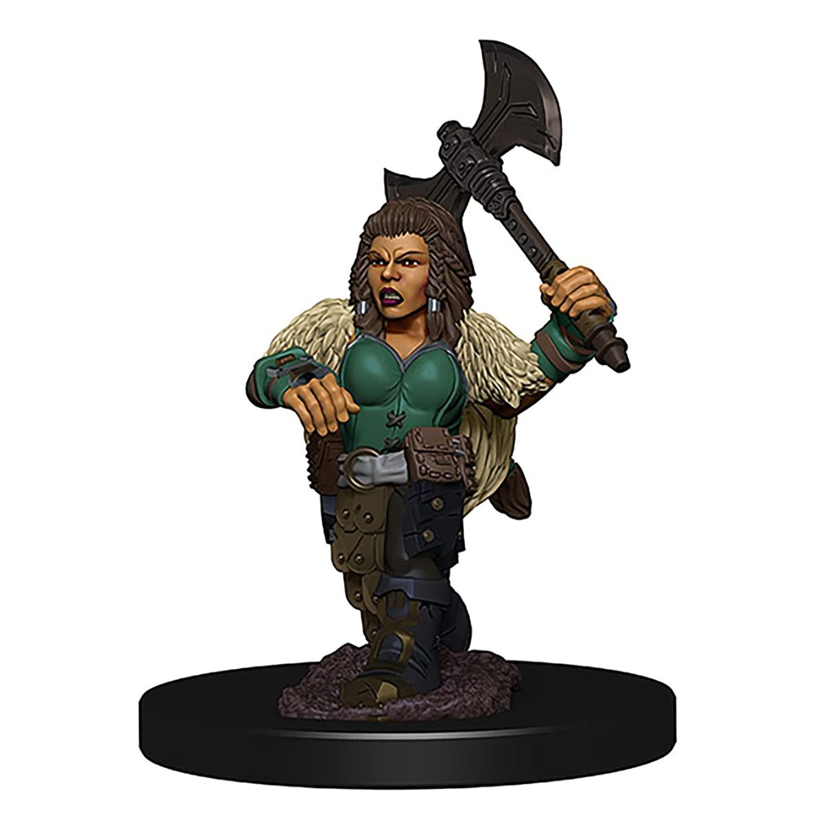 D&D Nolzurs Marvelous Unpainted Miniatures Dwarf Female Barbarian
