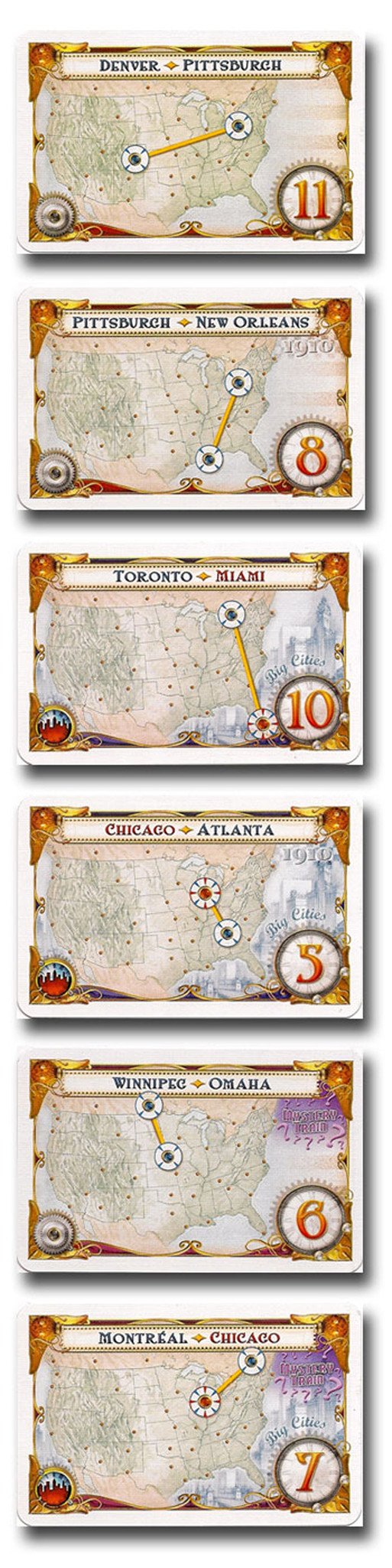Ticket to Ride USA 1910 Expansion