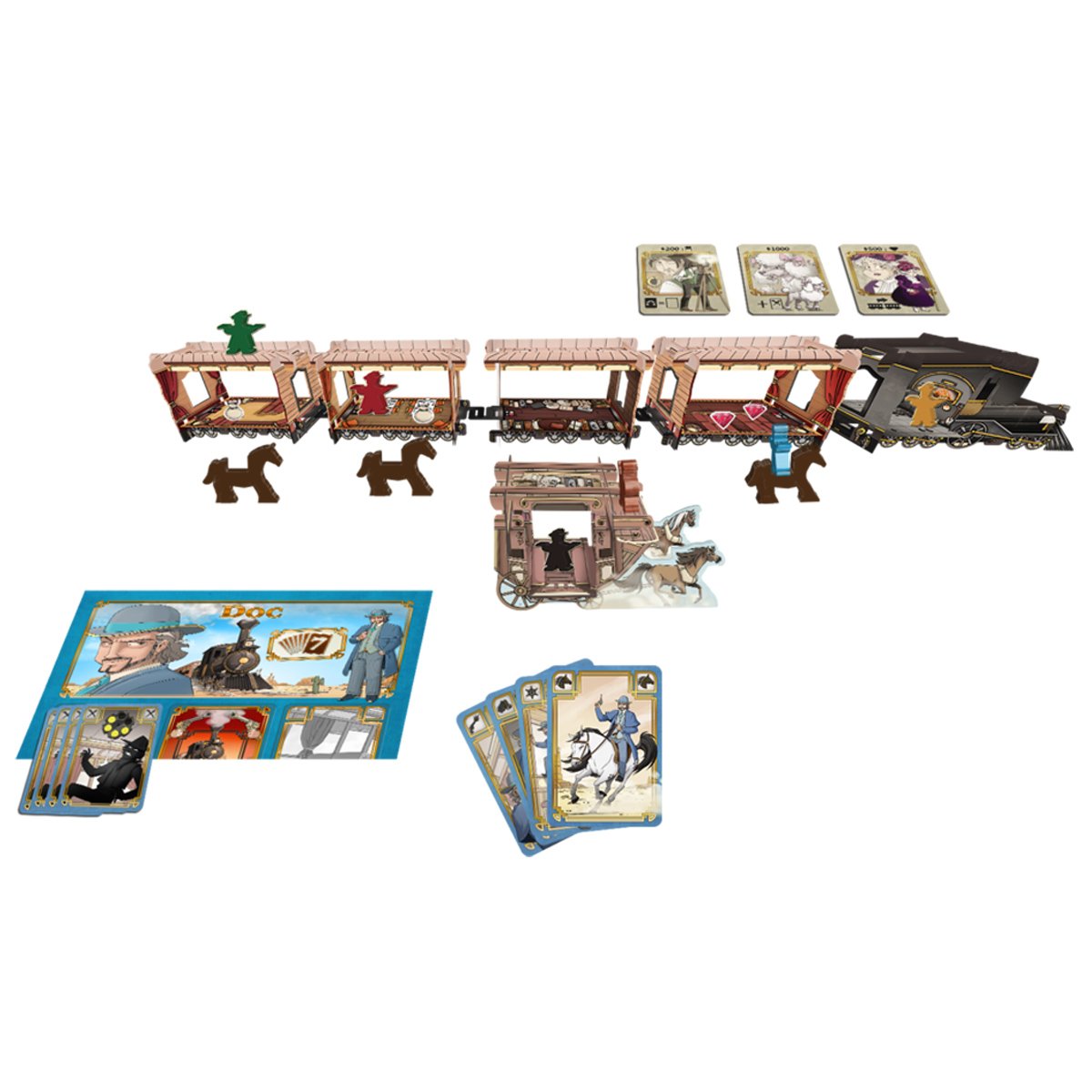 Colt Express Horses And Stagecoach Expansion