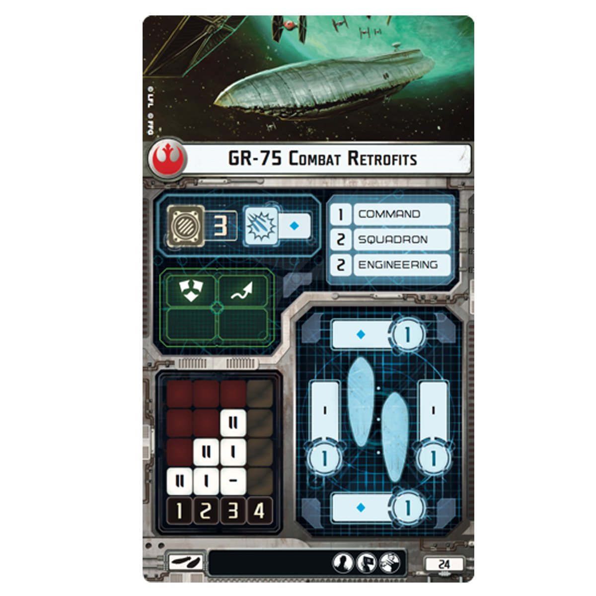 Star Wars Armada Rebel Transports Pack