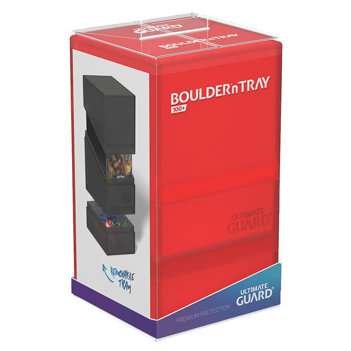 Ultimate Guard Boulder n Tray 100+ Ruby Deck Box
