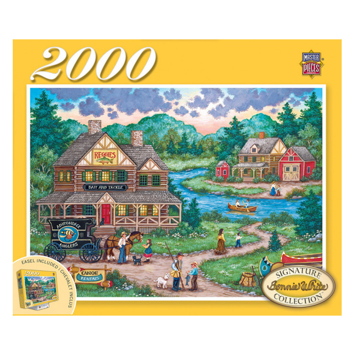 Masterpieces Puzzle Signature Collection Adirondack Anglers Puzzle 2000 pieces