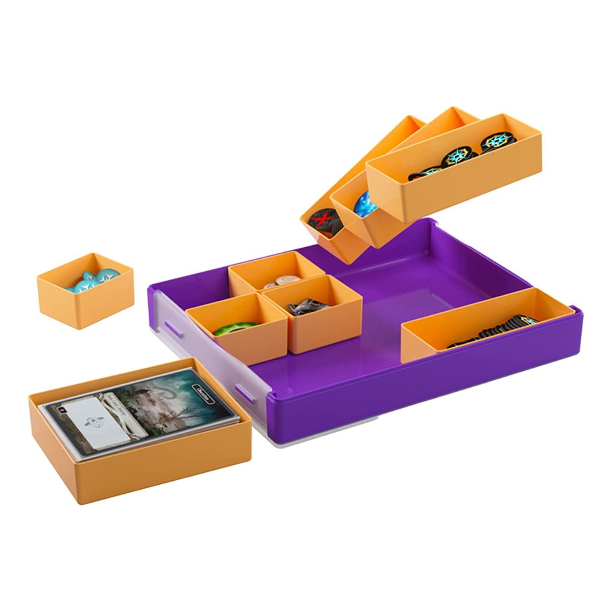Gamegenic Token Silo Convertible Purple/Orange Box