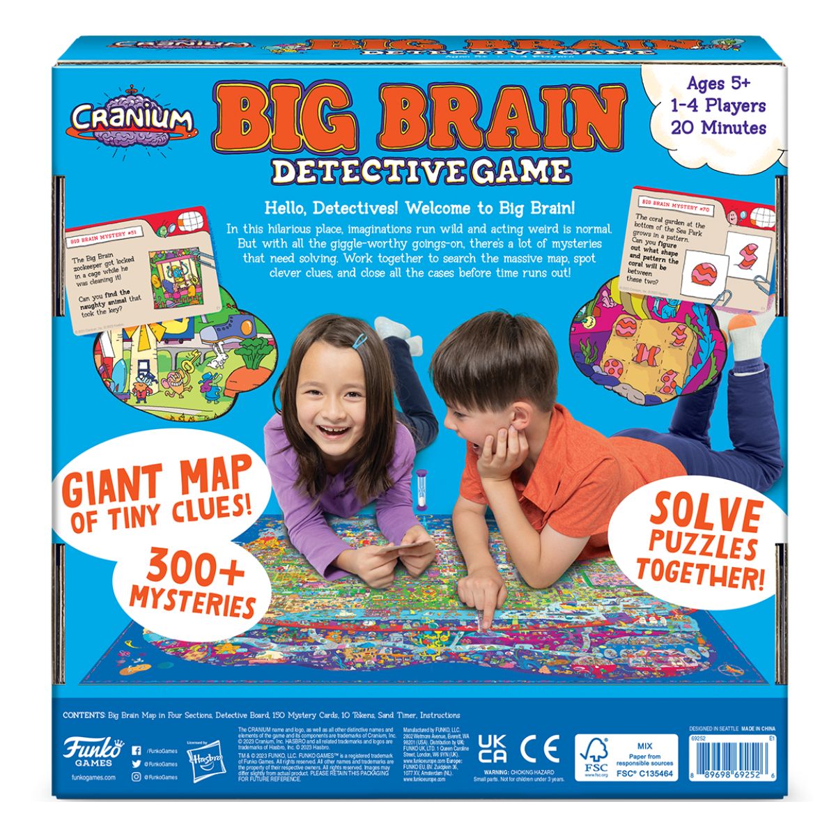 Cranium Big Brain Detective Game
