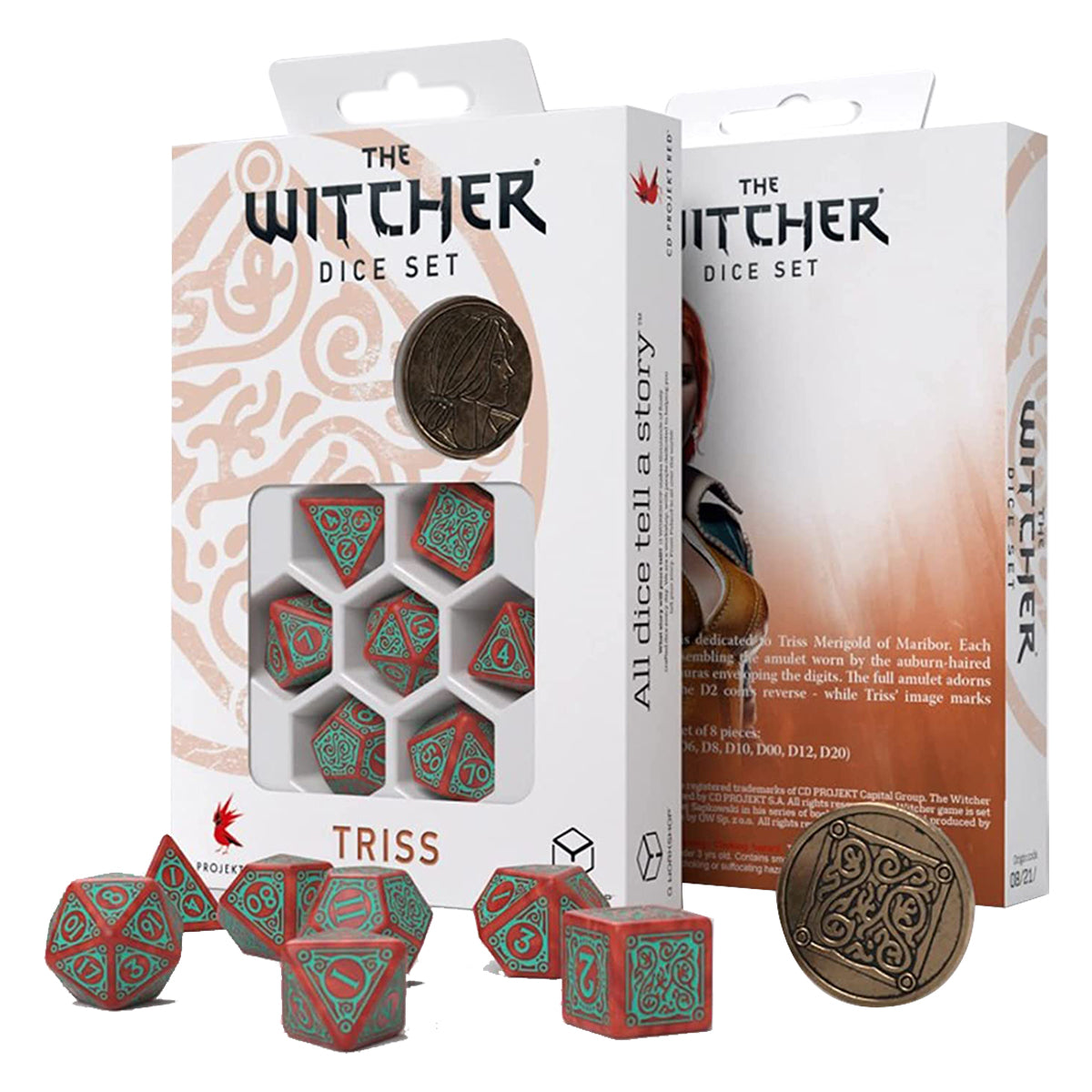 Q Workshop The Witcher Dice Set Triss - Merigold the Fearless