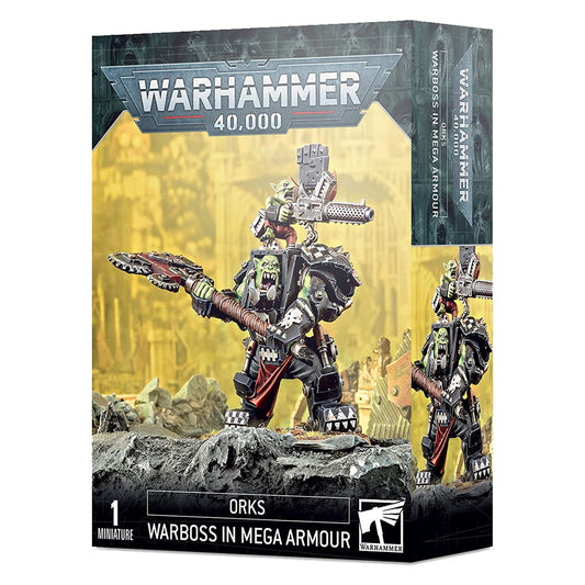 Warhammer 40K Orks Warboss in Mega Armour