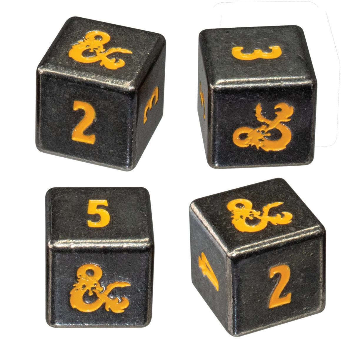 D&D Heavy Metal D6 Realmspace Deluxe Dice Set 4ct