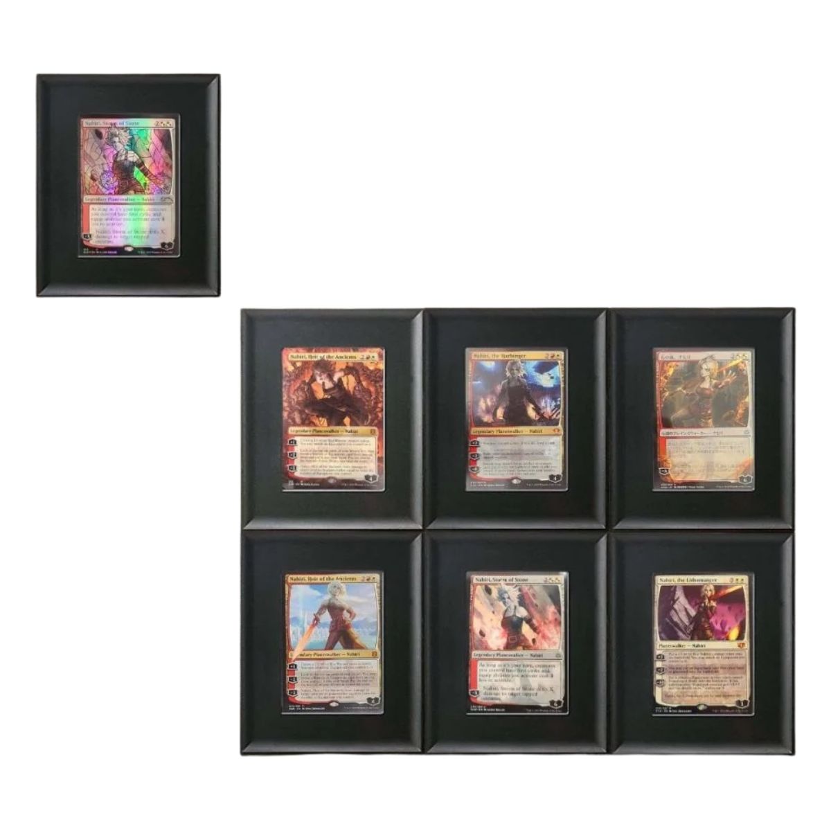 BCW Interlocking Card Frames Black (6 Frames Per Pack)