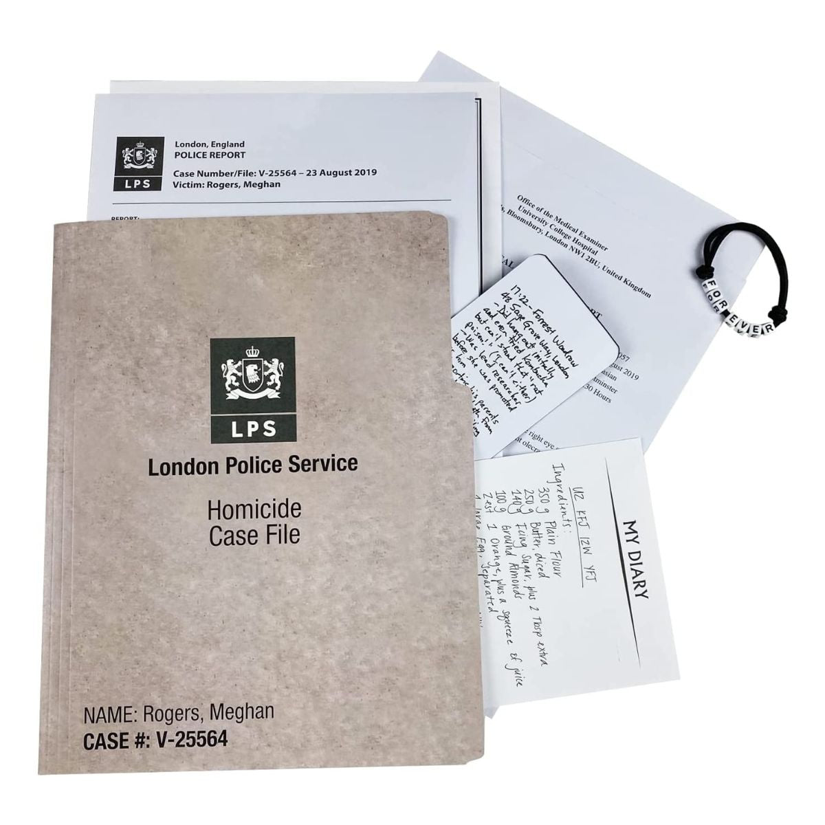 Murder Mystery Party Case Files - Murder on the Underground