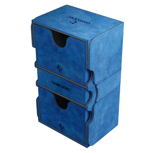 Gamegenic Stronghold 200+ Convertible Blue Deck Box