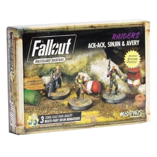 Fallout Wasteland Warfare Ack Ack Sinjin and Avery Miniatures