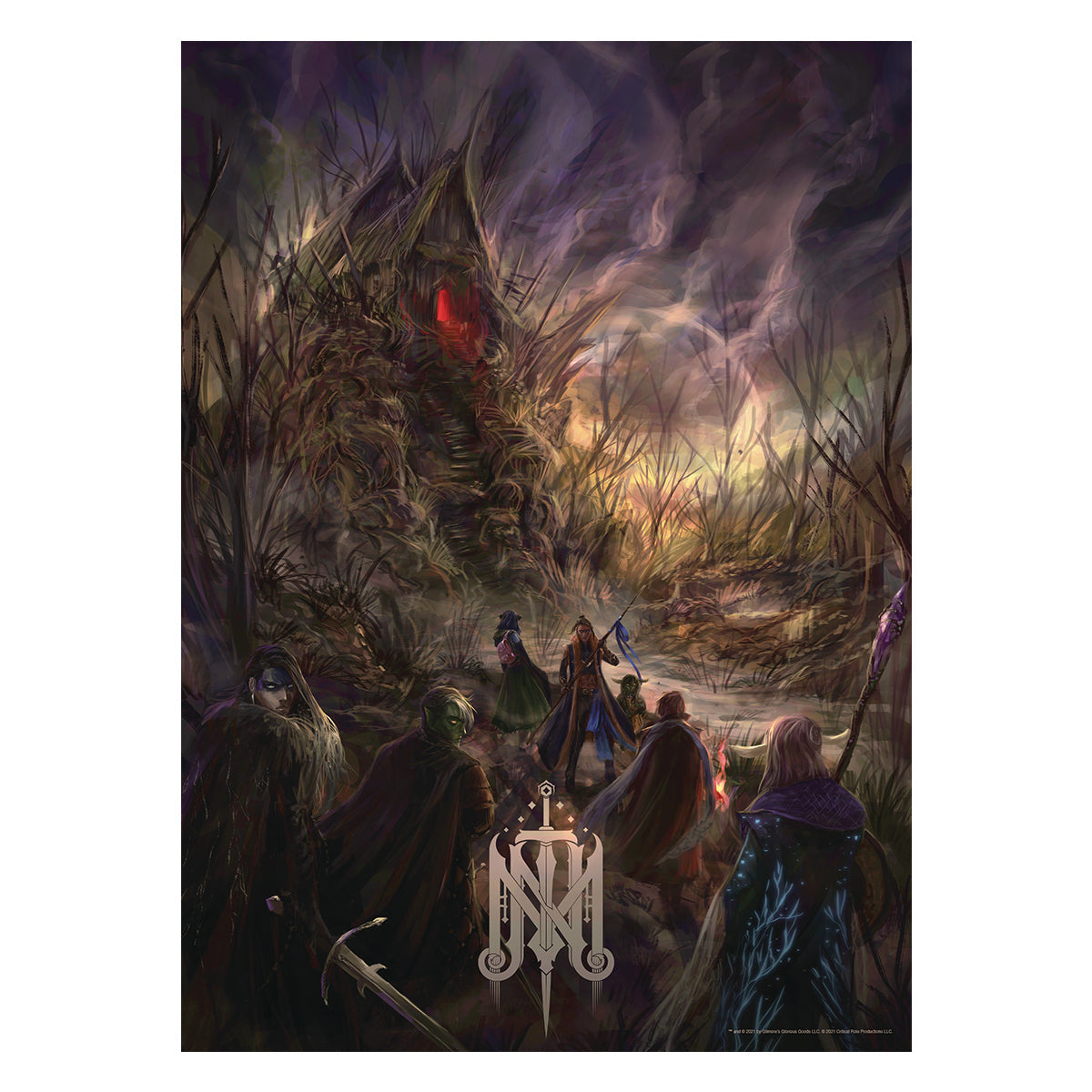 Critical Role Mighty Nein Isharnais Hut Puzzle 1000pc