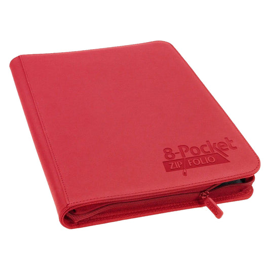Ultimate Guard 8 Pocket ZipFolio XenoSkin Red Folder