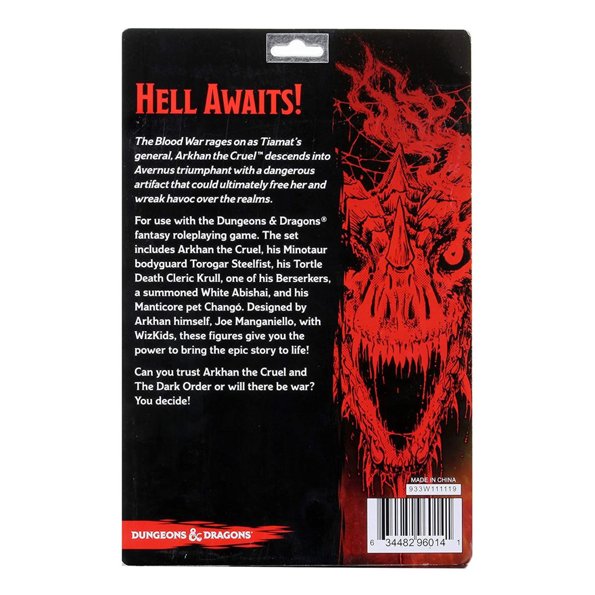 D&D Icons of the Realms Descent into Avernus Arkhan the Cruel and The Dark Order