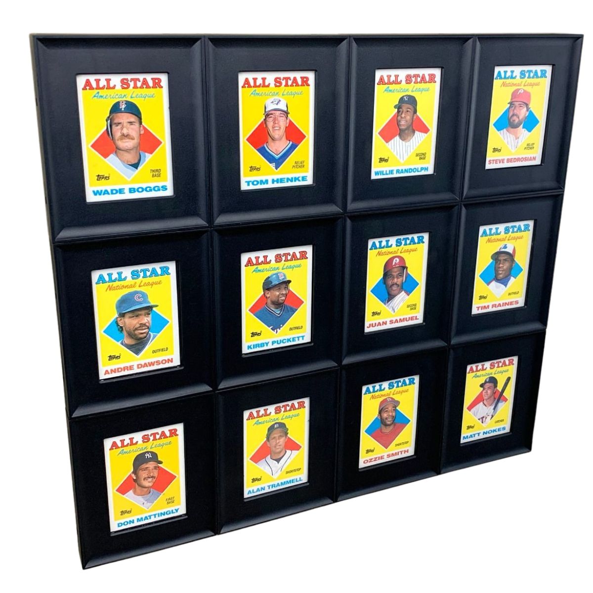 BCW Interlocking Card Frames Black (6 Frames Per Pack)