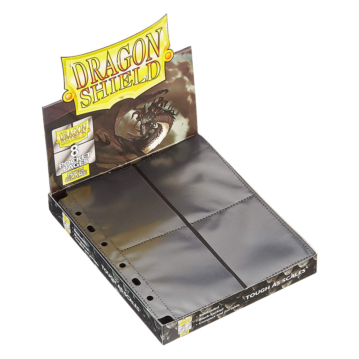Dragon Shield 8 Pocket Pages Sideloaded Non-glare Front Display 50ct