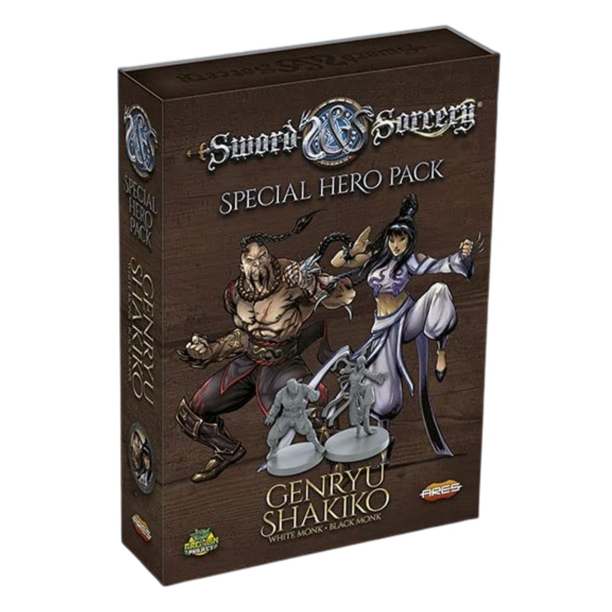 Sword and Sorcery Ancient Chronicles White/Black Monk (Genryu/Shakiko) Hero Pack