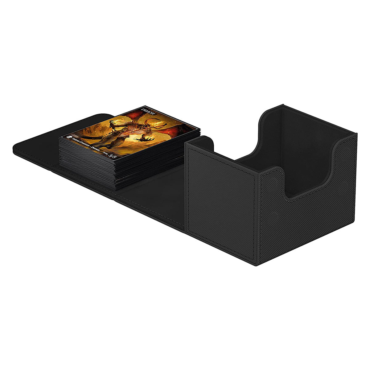 Ultimate Guard Sidewinder 100 Xenoskin Monocolor Black Deck Box
