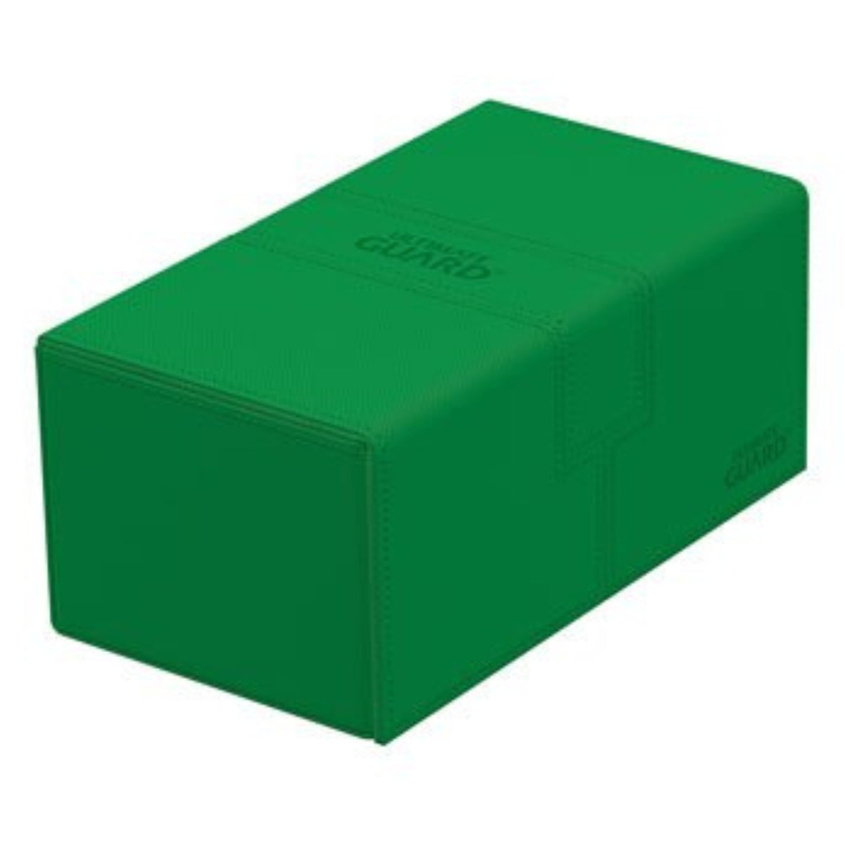 Ultimate Guard Twin Flip n Tray 200+ XenoSkin Monocolor Green Deck Box