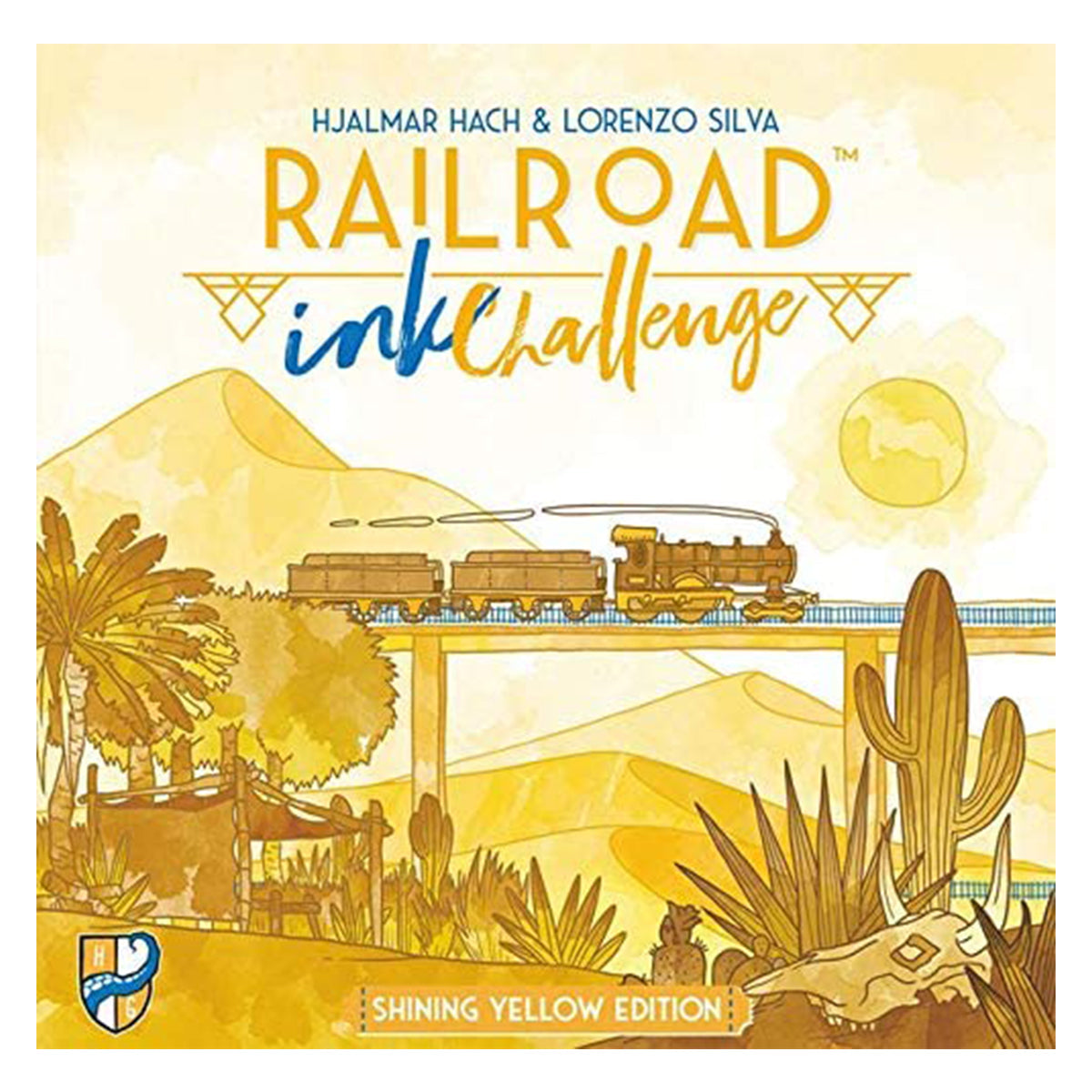Railroad Ink Challenge Shining Yellow