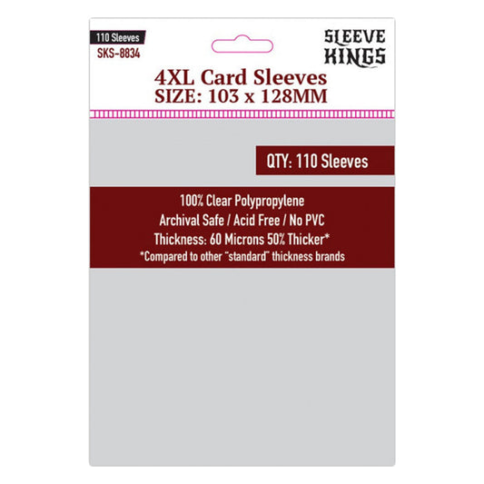 Sleeve Kings Board Game Sleeves 4XL 103x128mm 110ct