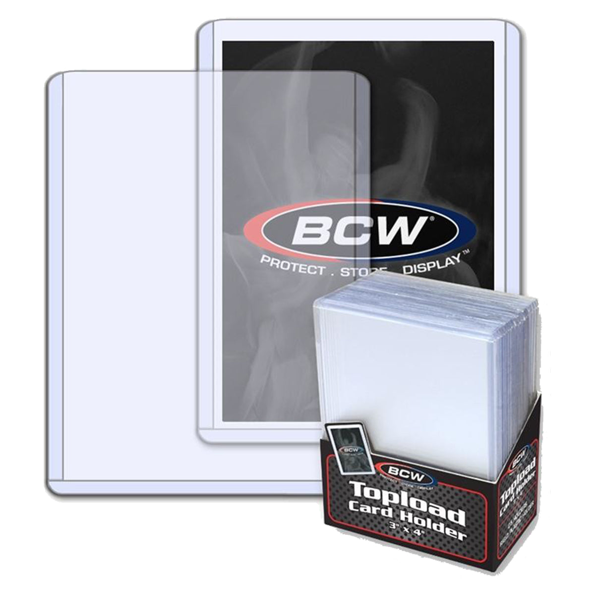 BCW Topload Card Holder Standard 3" x 4"