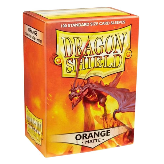 Dragon Shield Standard 100ct Orange MATTE 63x88mm Sleeves
