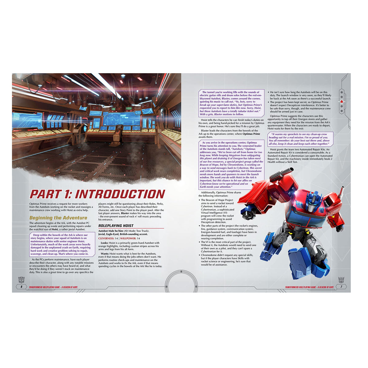 Transformers RPG A Beacon of Hope Adventure GM Screen