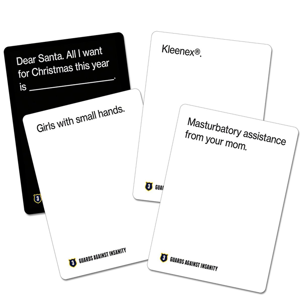 Guards Against Insanity Asylum Pack w/ 1-4 Edition Cards Against Humanity