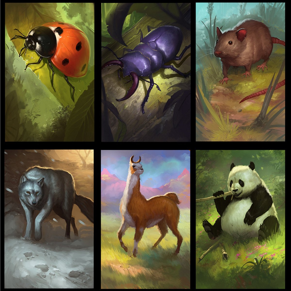 Cardline Animals Family Game Board Game