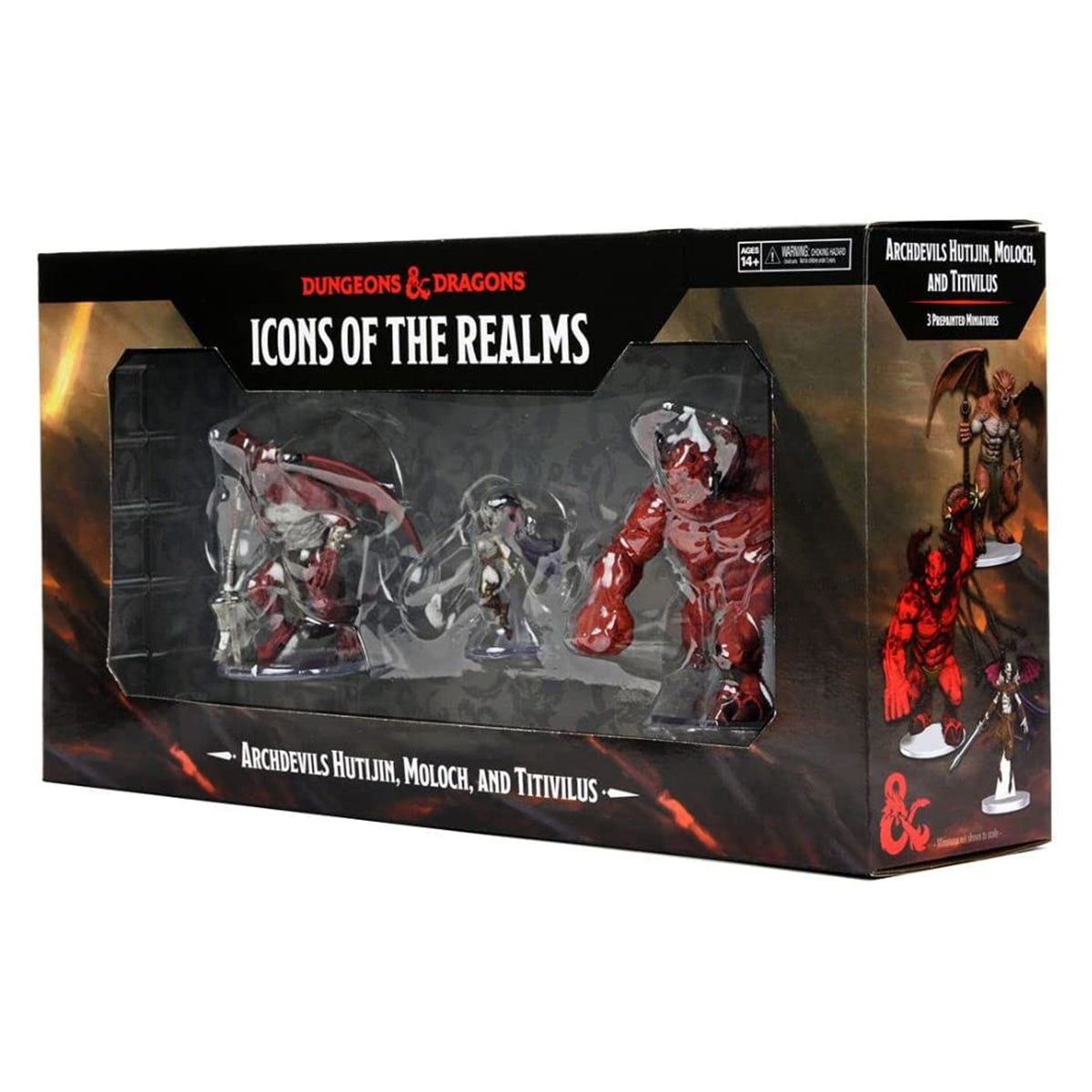 D&D Icons of the Realms Archdevils Hutijin, Moloch, Titivilus