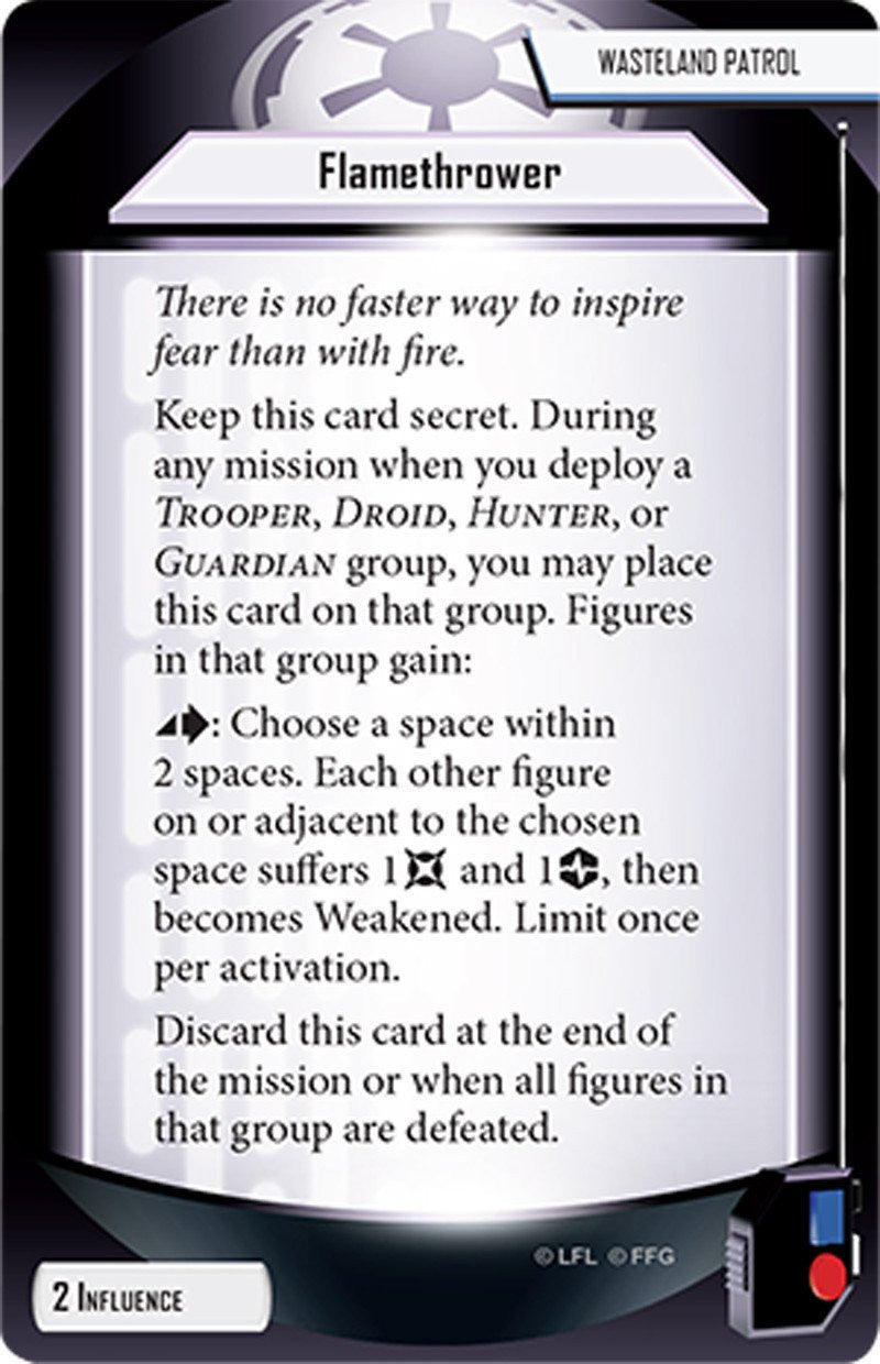 Star Wars Imperial Assault Captain Terro Wasteland Enforcer Pack