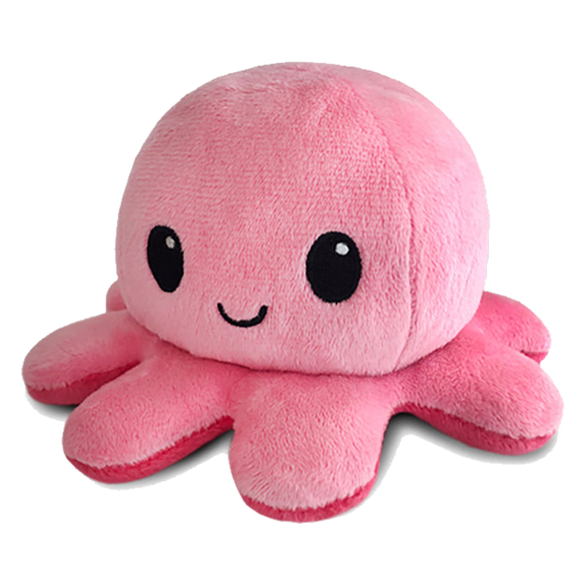 Reversible Plushie Octopus Happy/Wink
