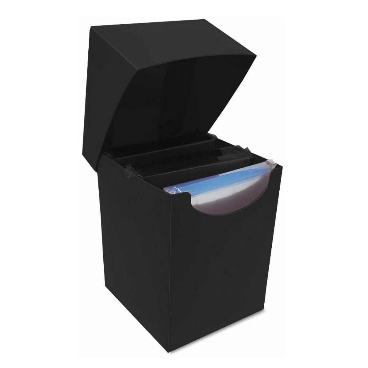 BCW Deck Case Box, Deck Protectors and Inner Sleeves Standard Elite2 Combo Pack Glossy Black
