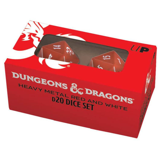 ULTRA PRO Gaming Accessories - Dungeons & Dragons Heavy Metal D20 Dice Set