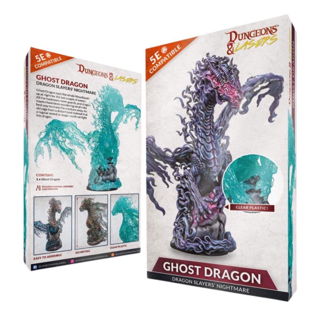 Dungeons & Lasers Miniatures: Ghost Dradon