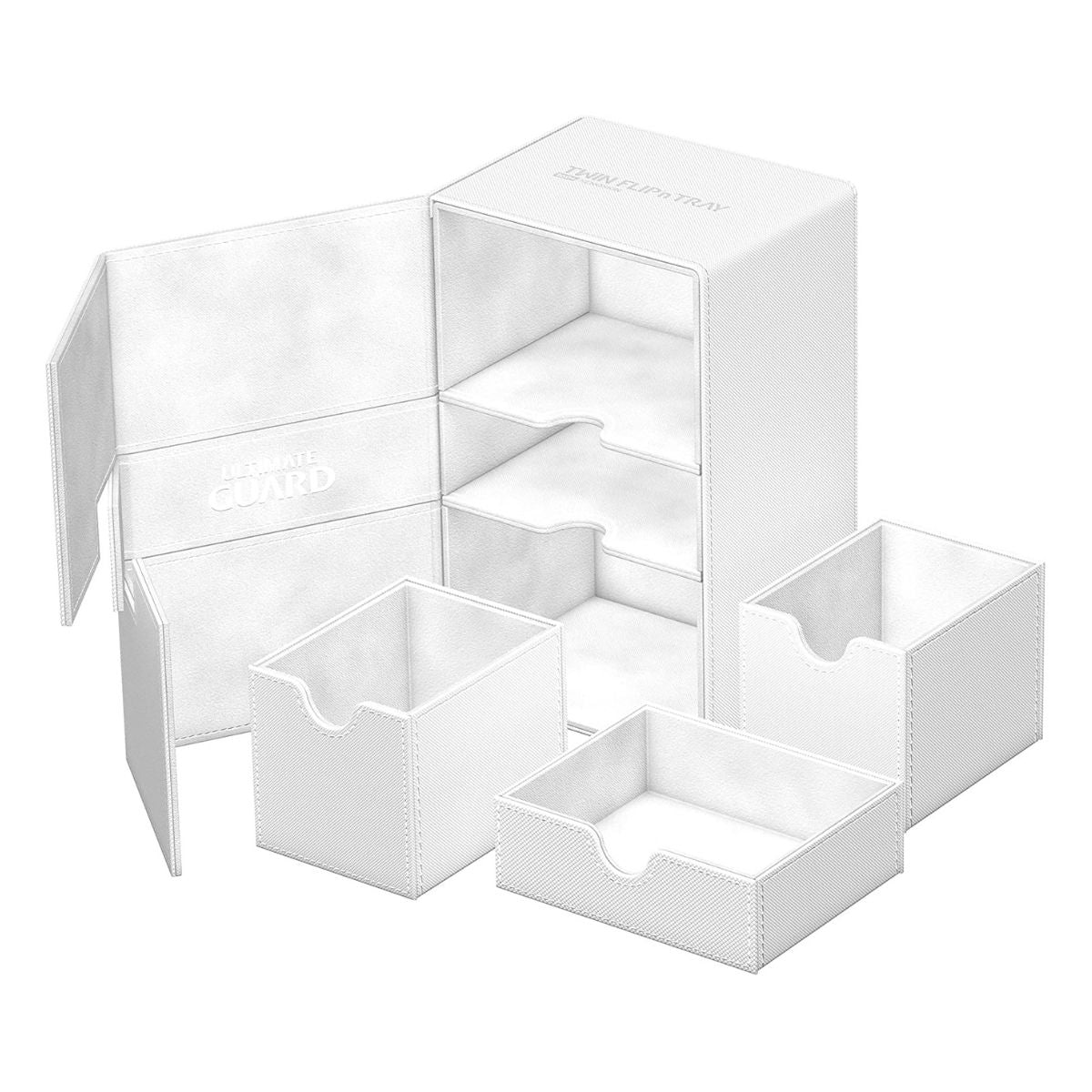 Ultimate Guard Flip n Tray 160+ XenoSkin Monocolor White Deck Box