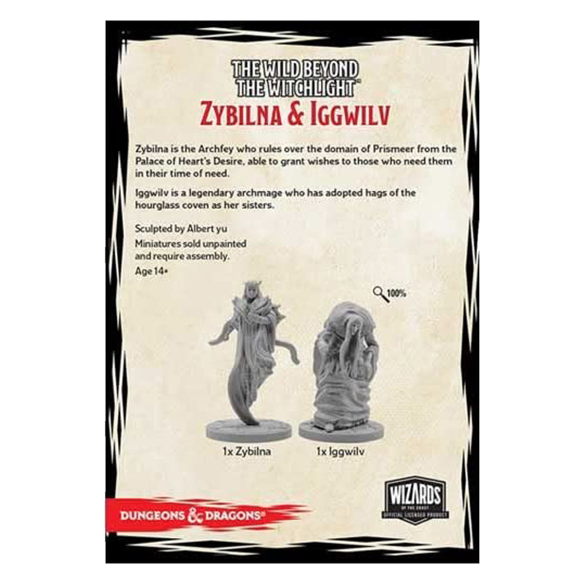 D&D Collectors Series Miniatures Wild Beyond the Witchlight Zybilna & Iggwilv