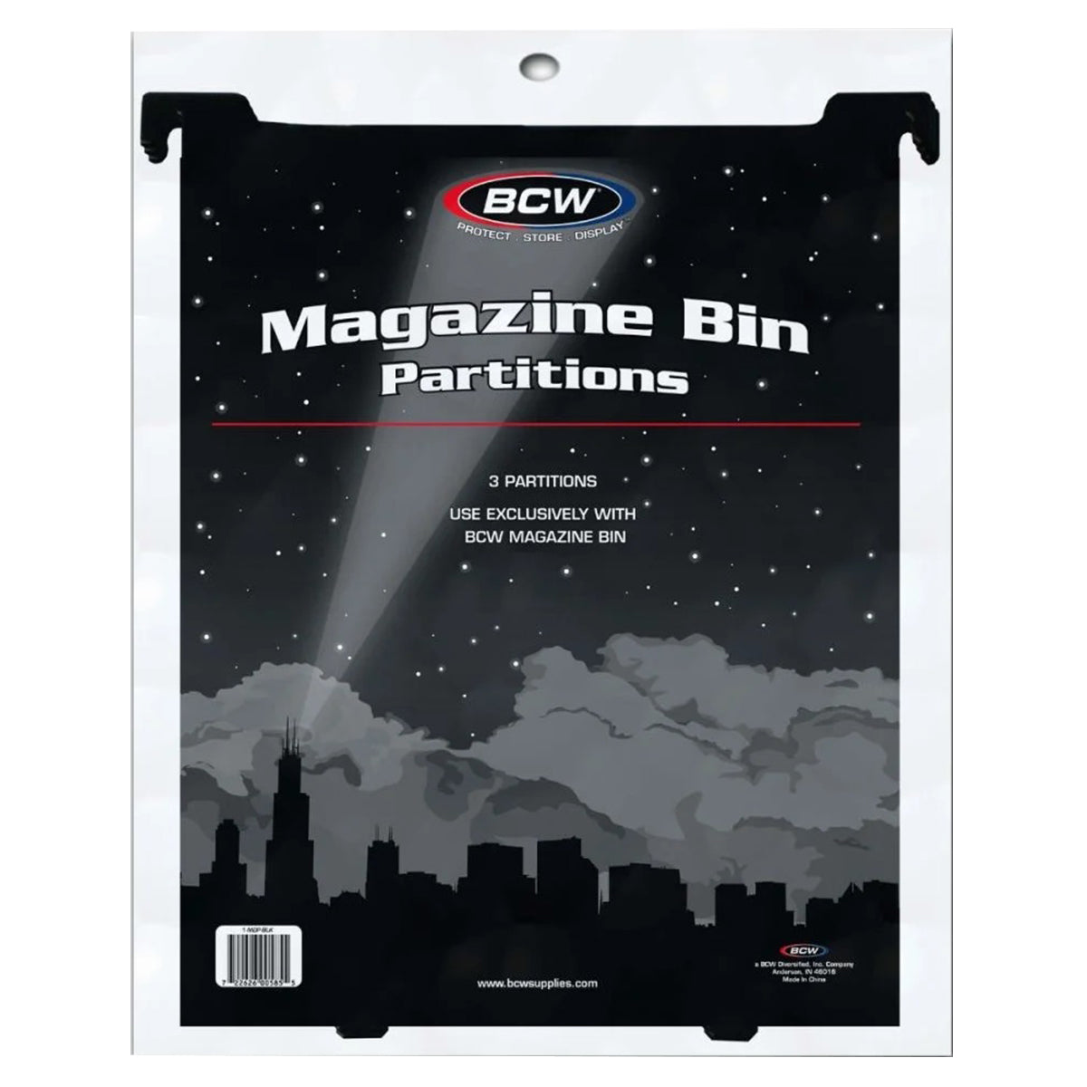 BCW Magazine and Document Bin Extra Partitions 3 Pack