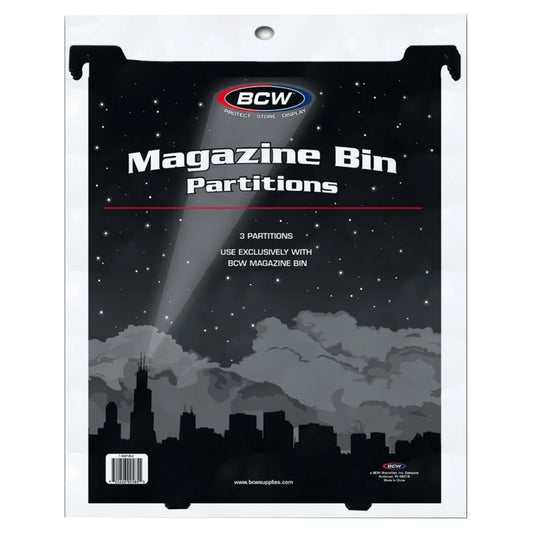 BCW Magazine and Document Bin Extra Partitions 3 Pack